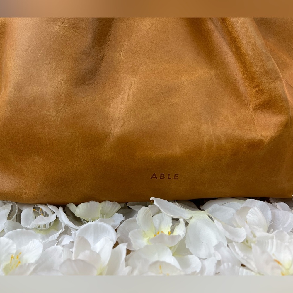 ABLE brand genuine leather bag Able Tan Leather - Picture 3 of 11